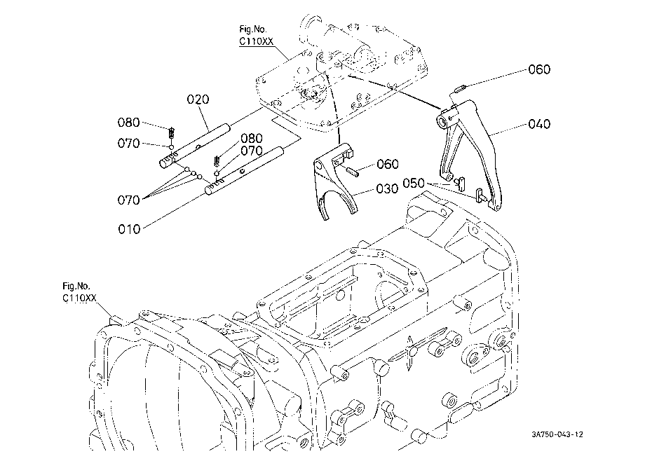 Main Gear Shift Fork [Cab Type]