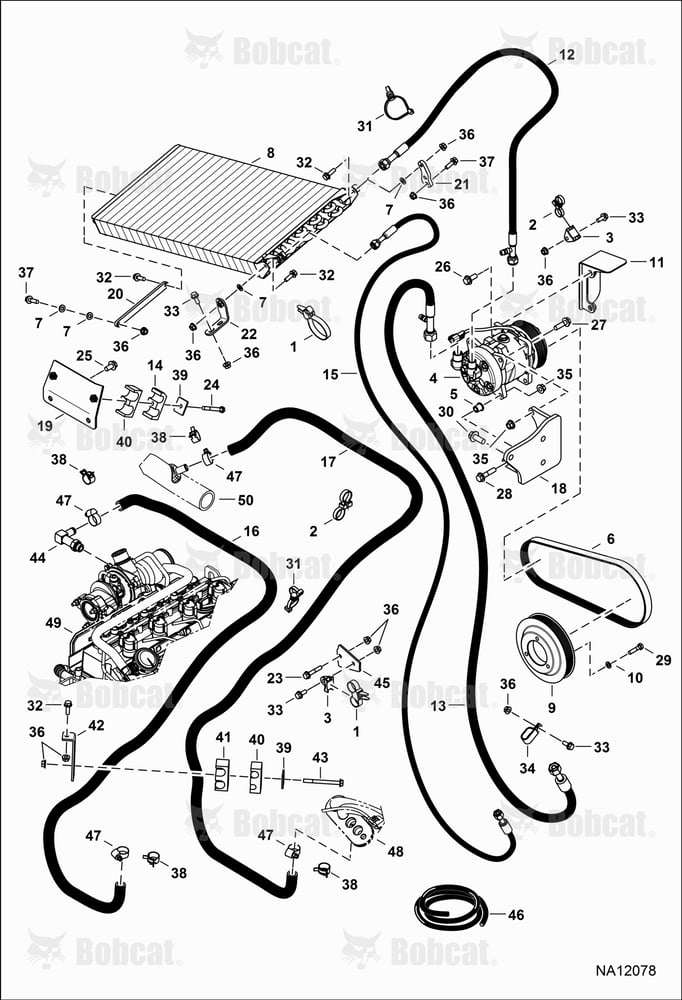 Engine & Attaching Parts (A/C Components)