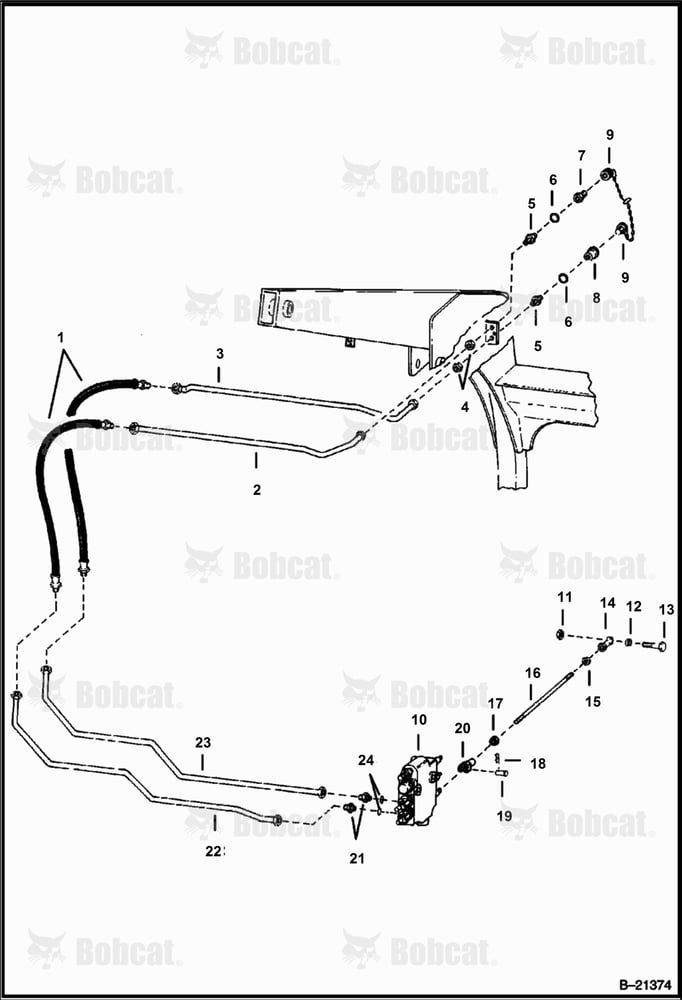 Auxiliary Hydraulics  4990M12001 & Above