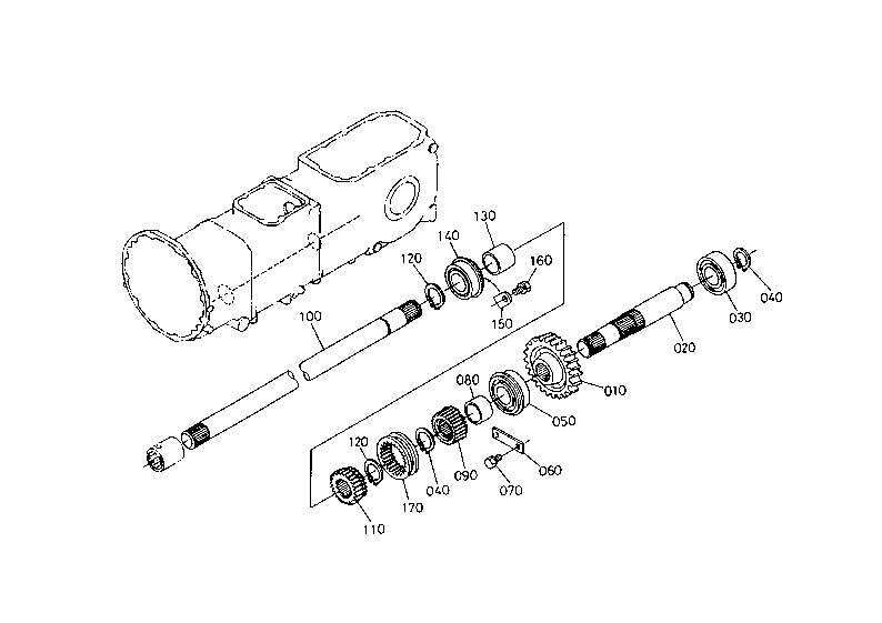 Front Counter Shaft