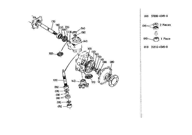 Diff.Gear Shaft