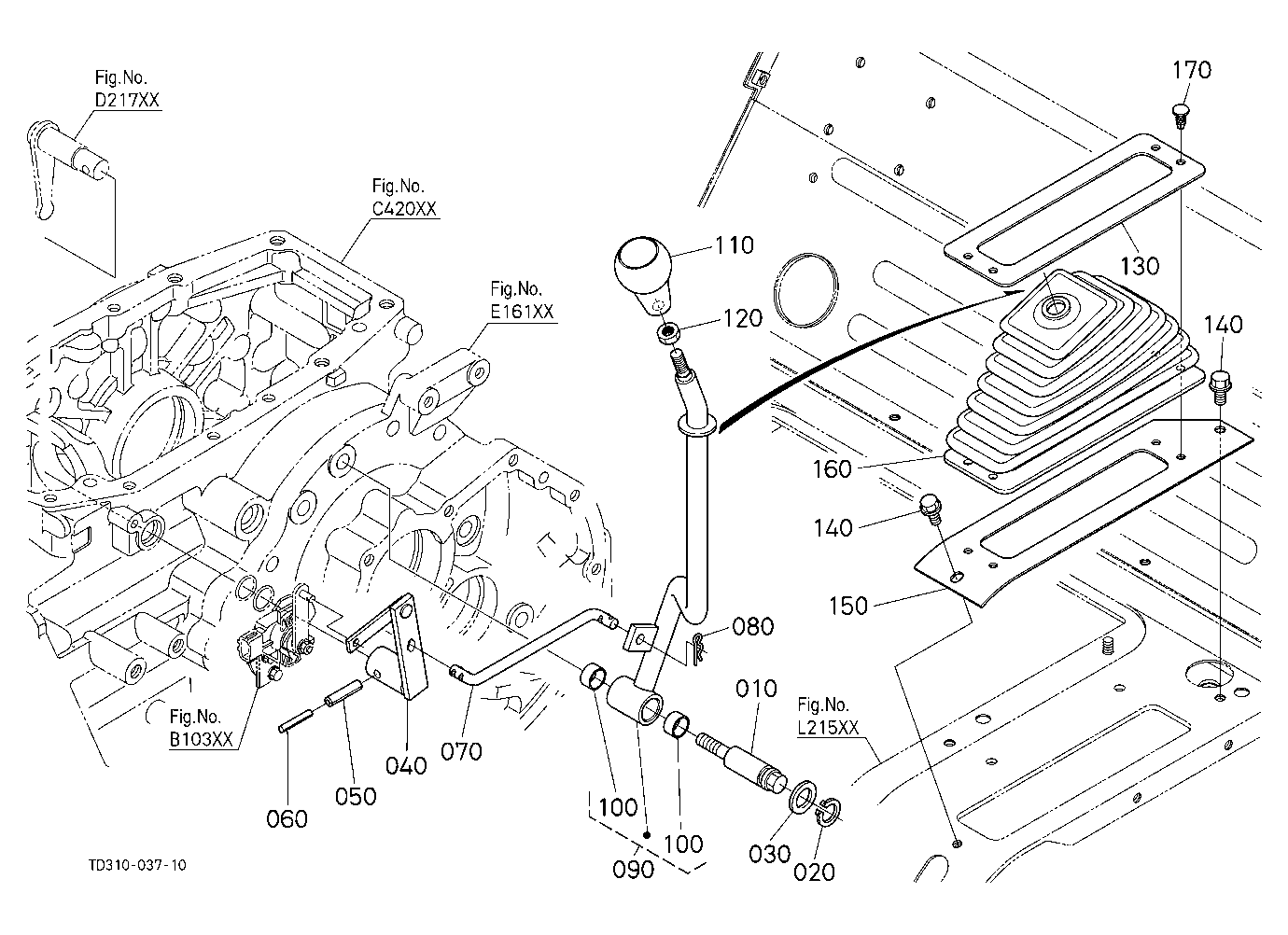 Range Gear Shift Lever