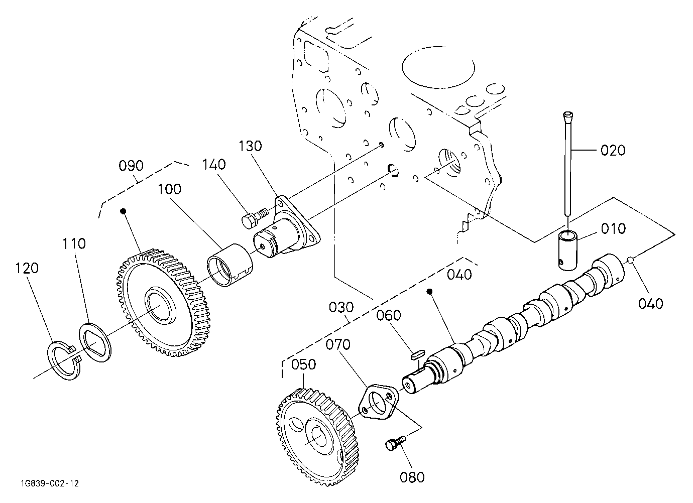 Camshaft And Idle Gear Shaft