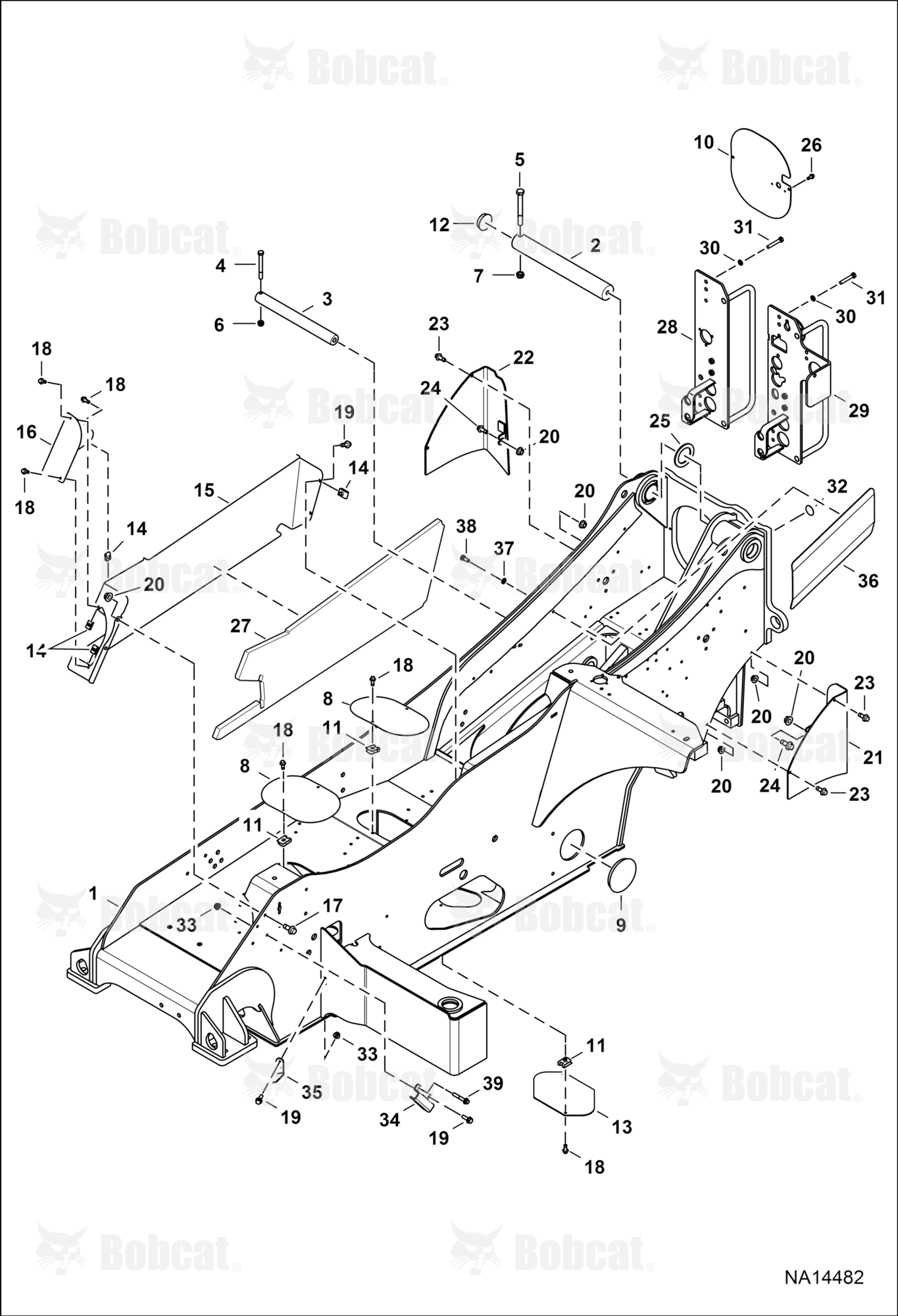 Main Frame  B41N16001 & Above, B41P16001 & Above