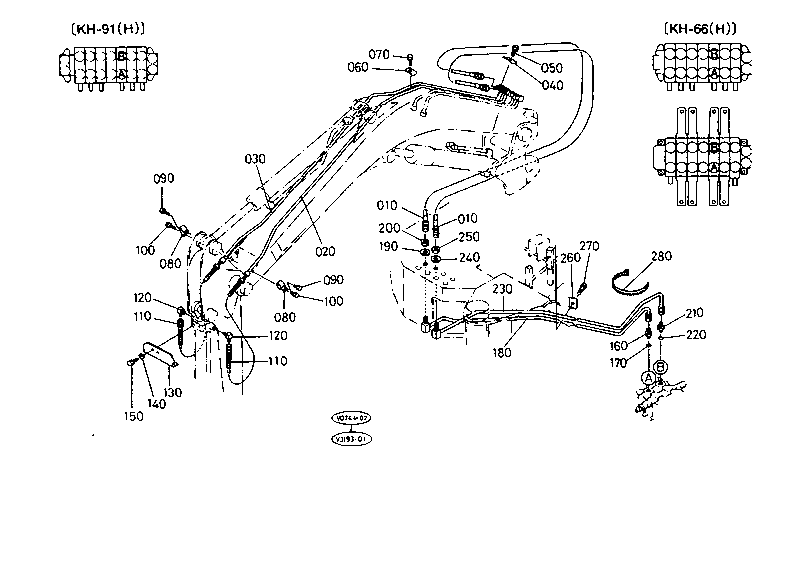Oil Piping (Bucket)