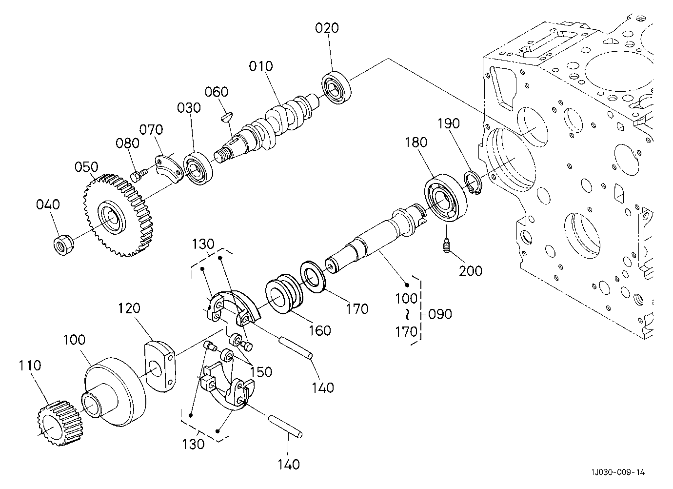 Fuel Camshaft And Governor Shaft