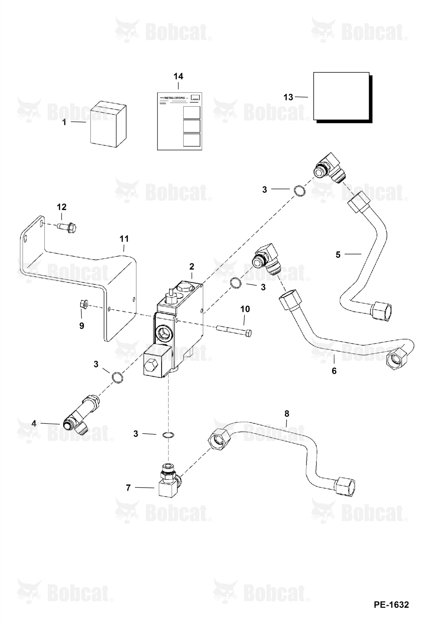 Bucket Positioning Kit 523411001 & Above, 523511001 & Above, 526411999 & Below, 526511999 & Below