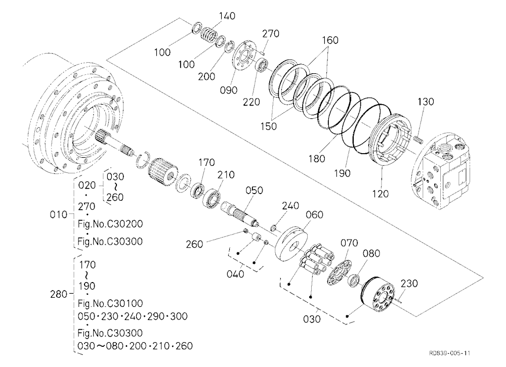 Drive Motor (Piston) [Component Parts]