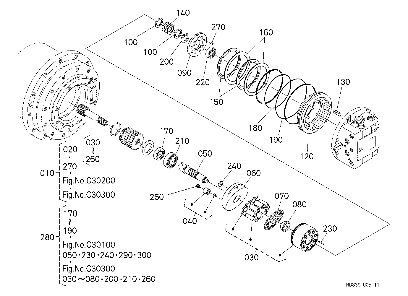 Drive Motor (Piston) [Component Parts]