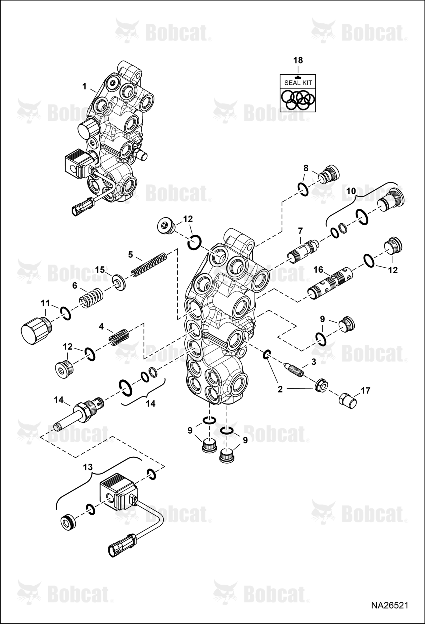 Bucket Position Valve (Walvoil)