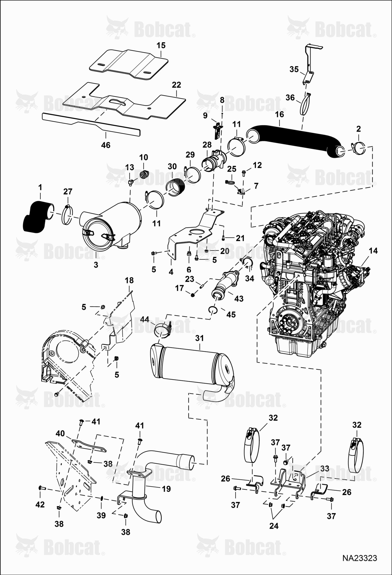 Engine & Attaching Parts (Intake & Exhaust)