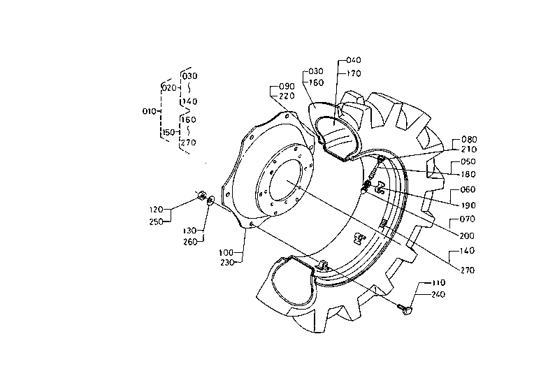 Rear Wheel (14.9-24) [Option]