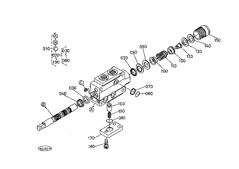 Aux.Control Valve [Component Parts]