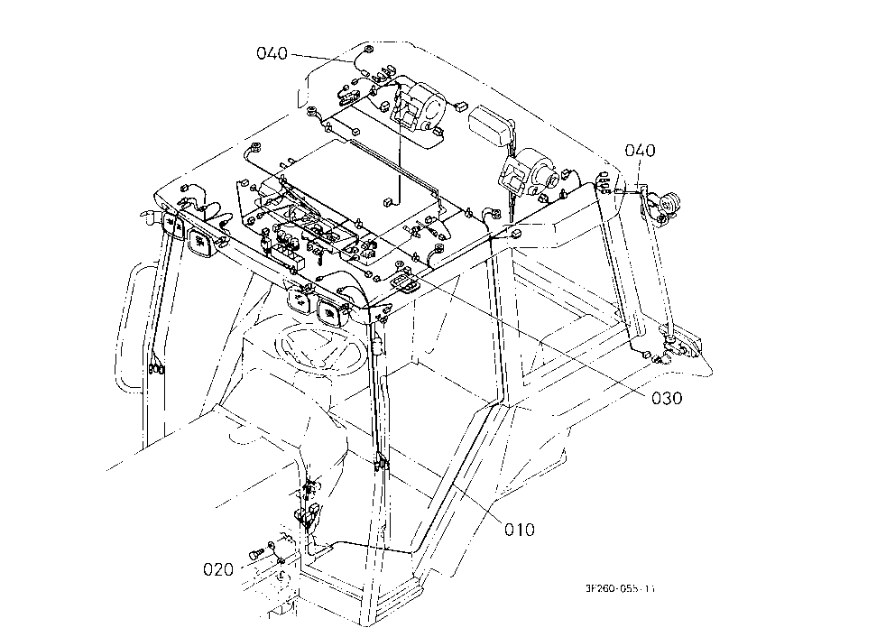 Electrical Wiring (Cab) [A] [New Type]