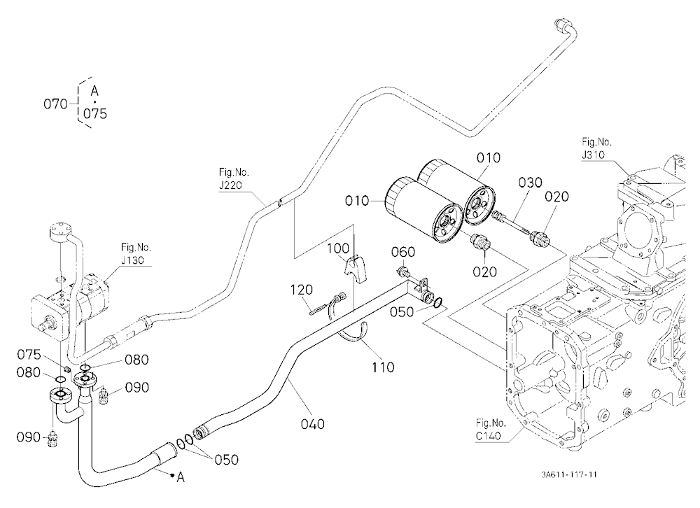 Hydraulic Pipe (Suction)