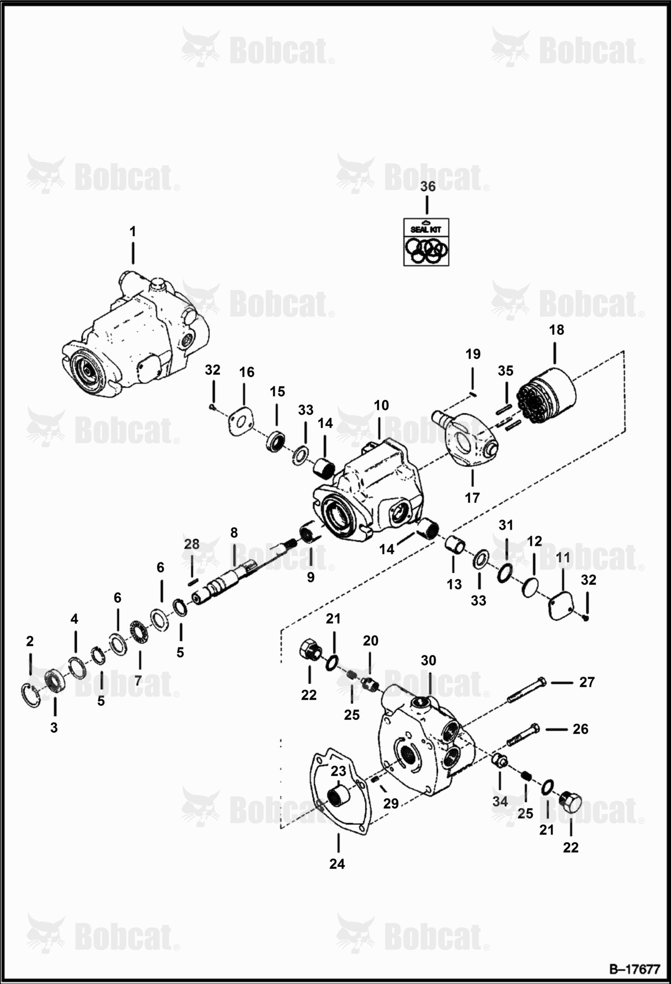 Hydrostatic Pump (Rear)