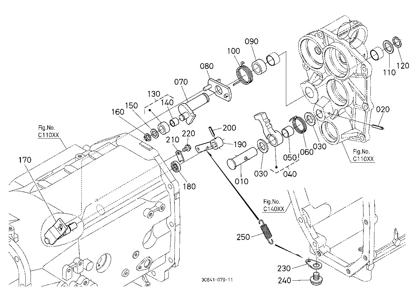 Parking Brake Camshaft