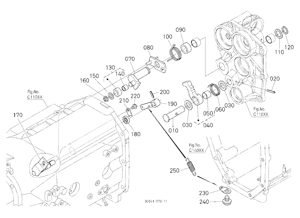 Parking Brake Camshaft