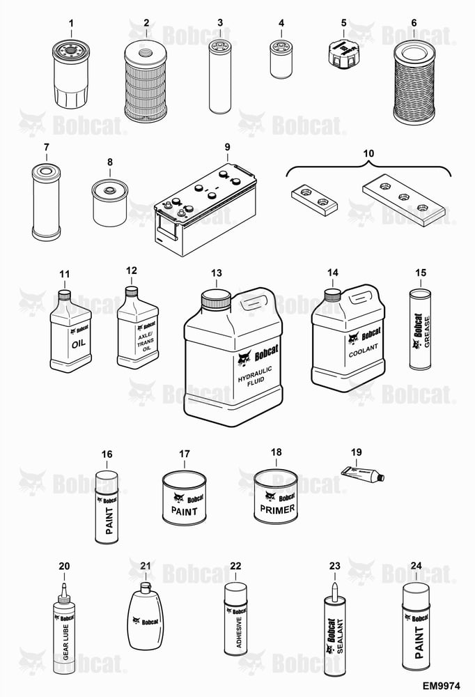 Maintenance Items (Service Parts)