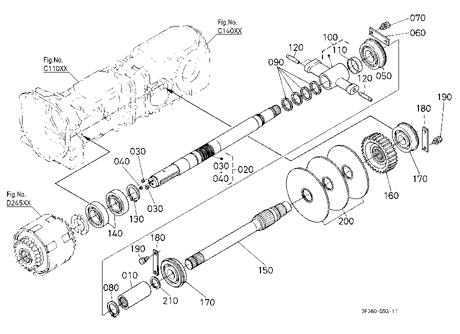 Drive Shaft (Middle/Rear)