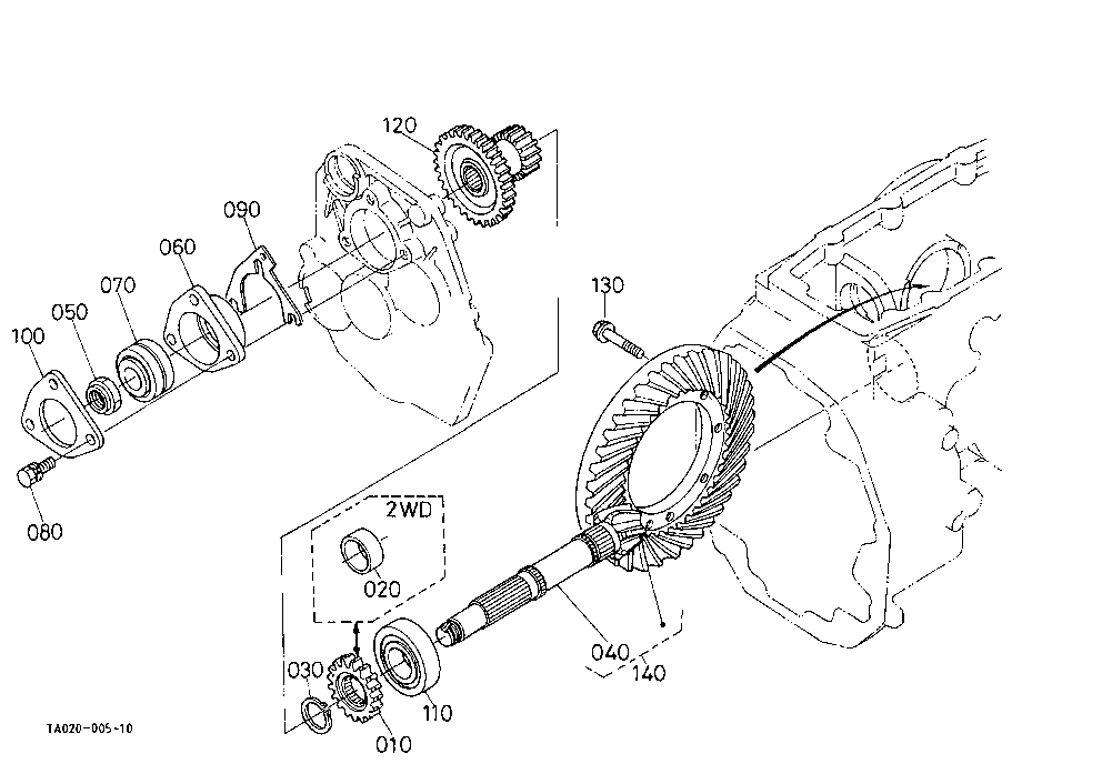 Spiral Bevel Pinion [W/O Creep]