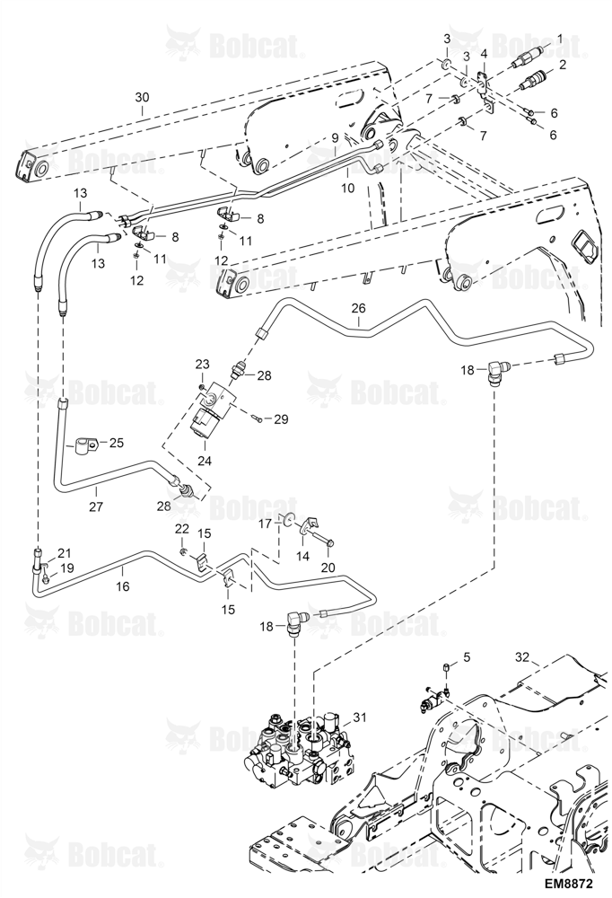 Auxiliary Hydraulics (Manual Controls)