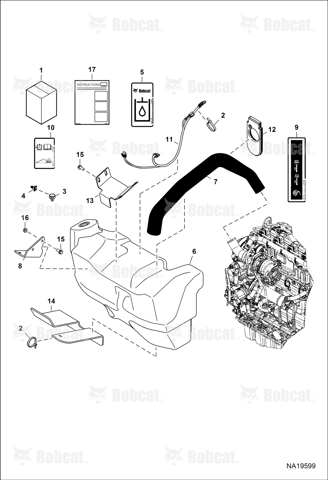 Hydraulic Tank Kit (Rotomold)