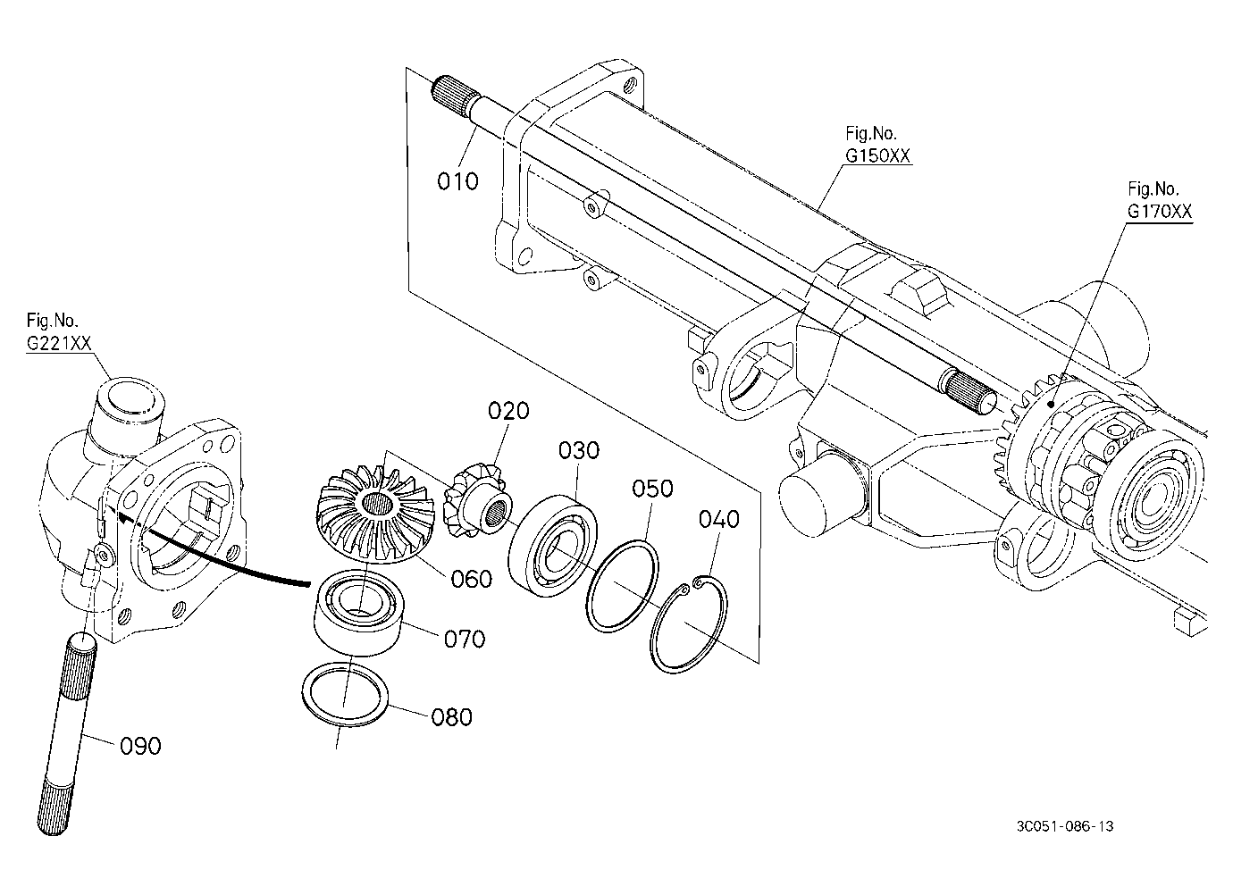 Differential Gear Shaft Rh