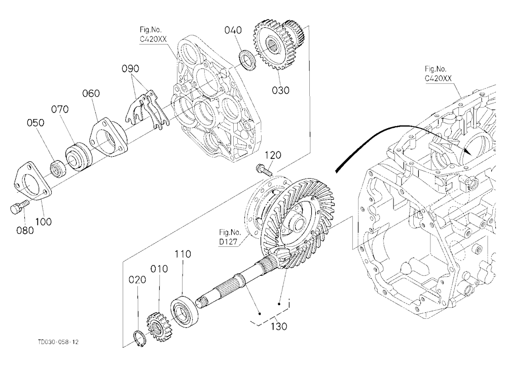 Spiral Bevel Pinion [Except Hst Type]