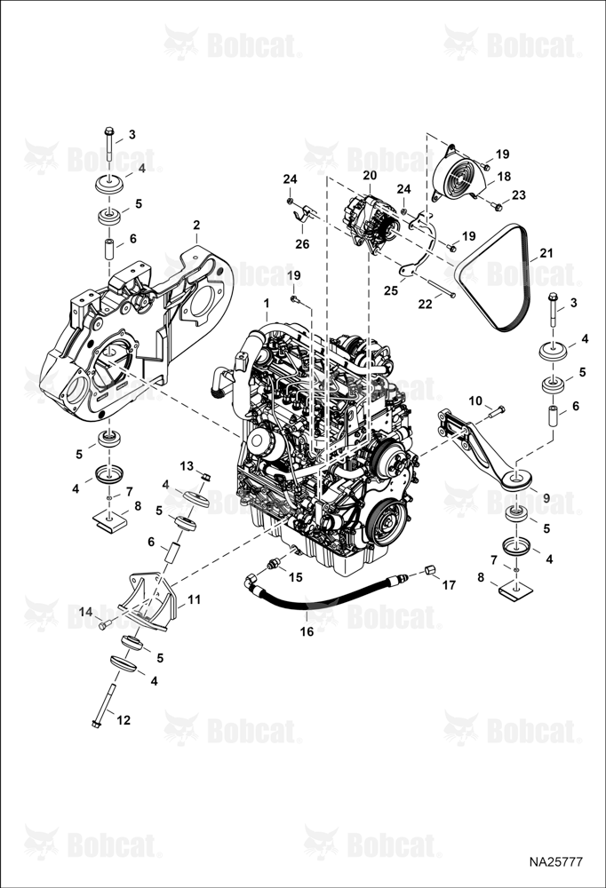 Engine & Attaching Parts (Engine Mounts)