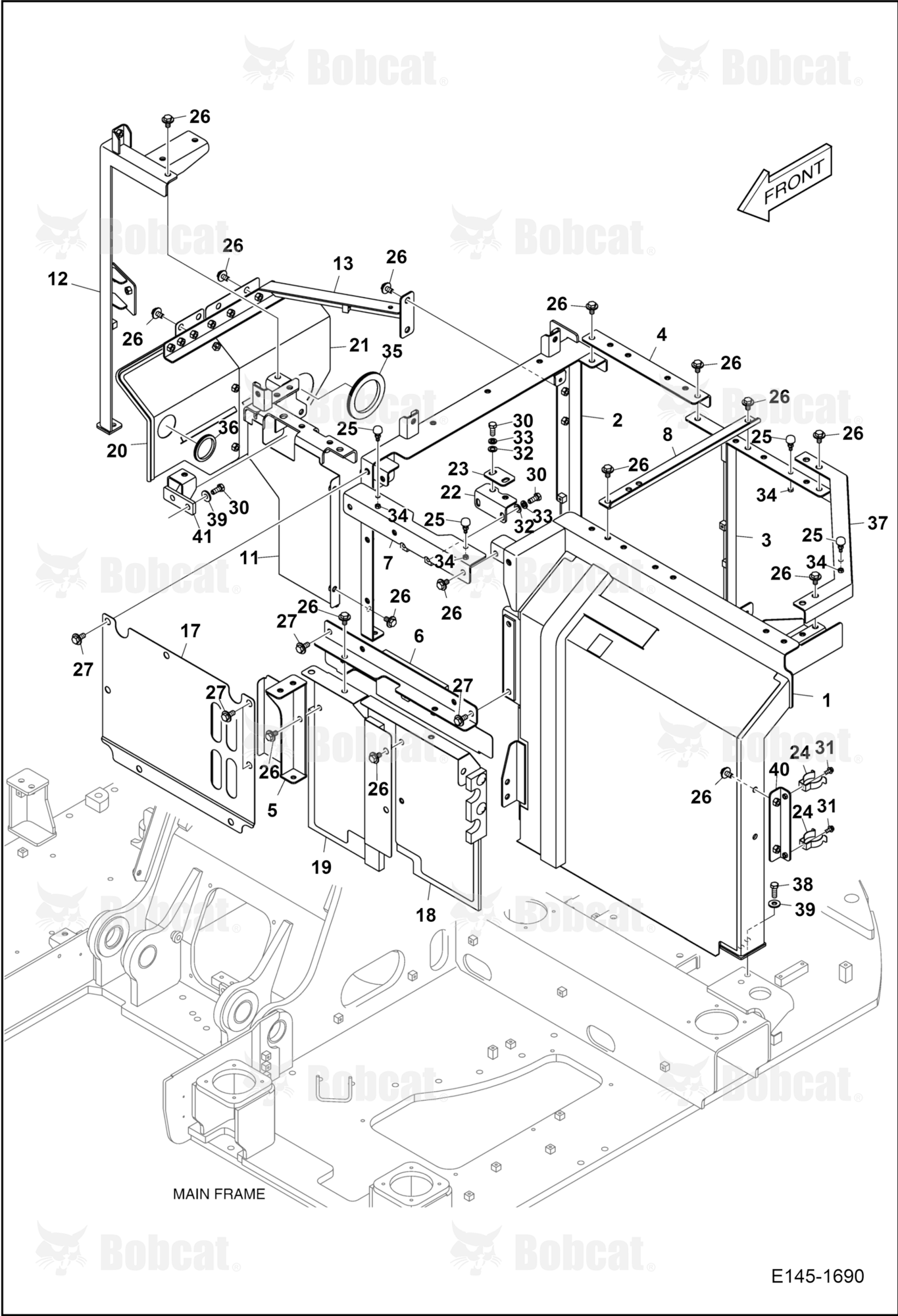 Support & Baffle (One)