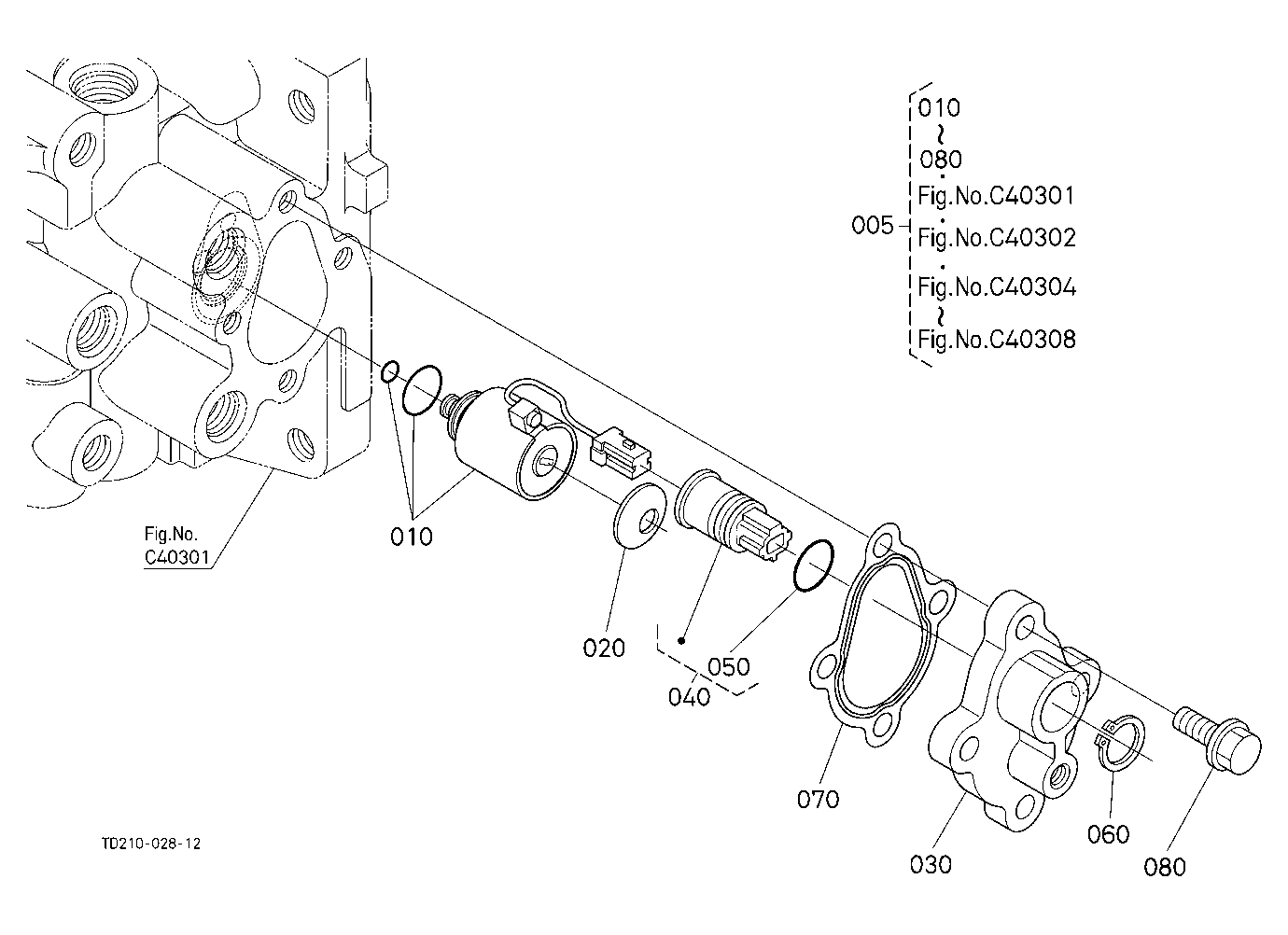Hst(Solenoid Valve) [Component Parts]