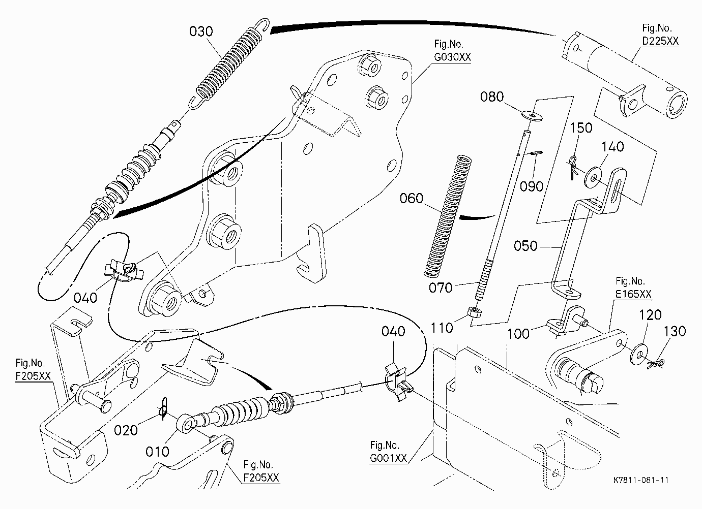 DIFFERENTIAL LOCK CABLE