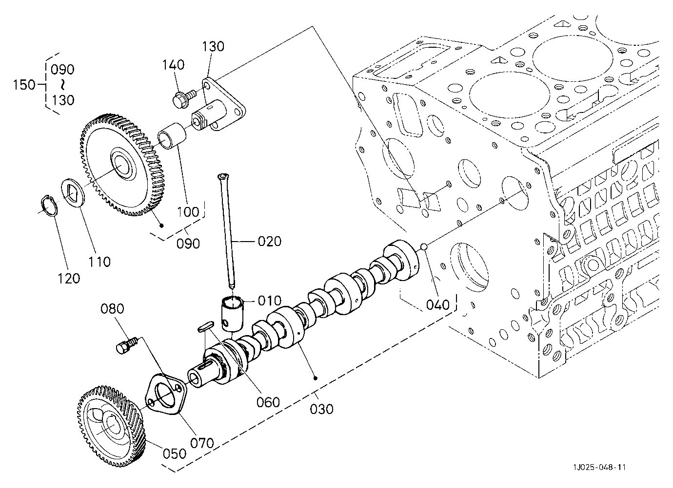 Camshaft And Idle Gear Shaft