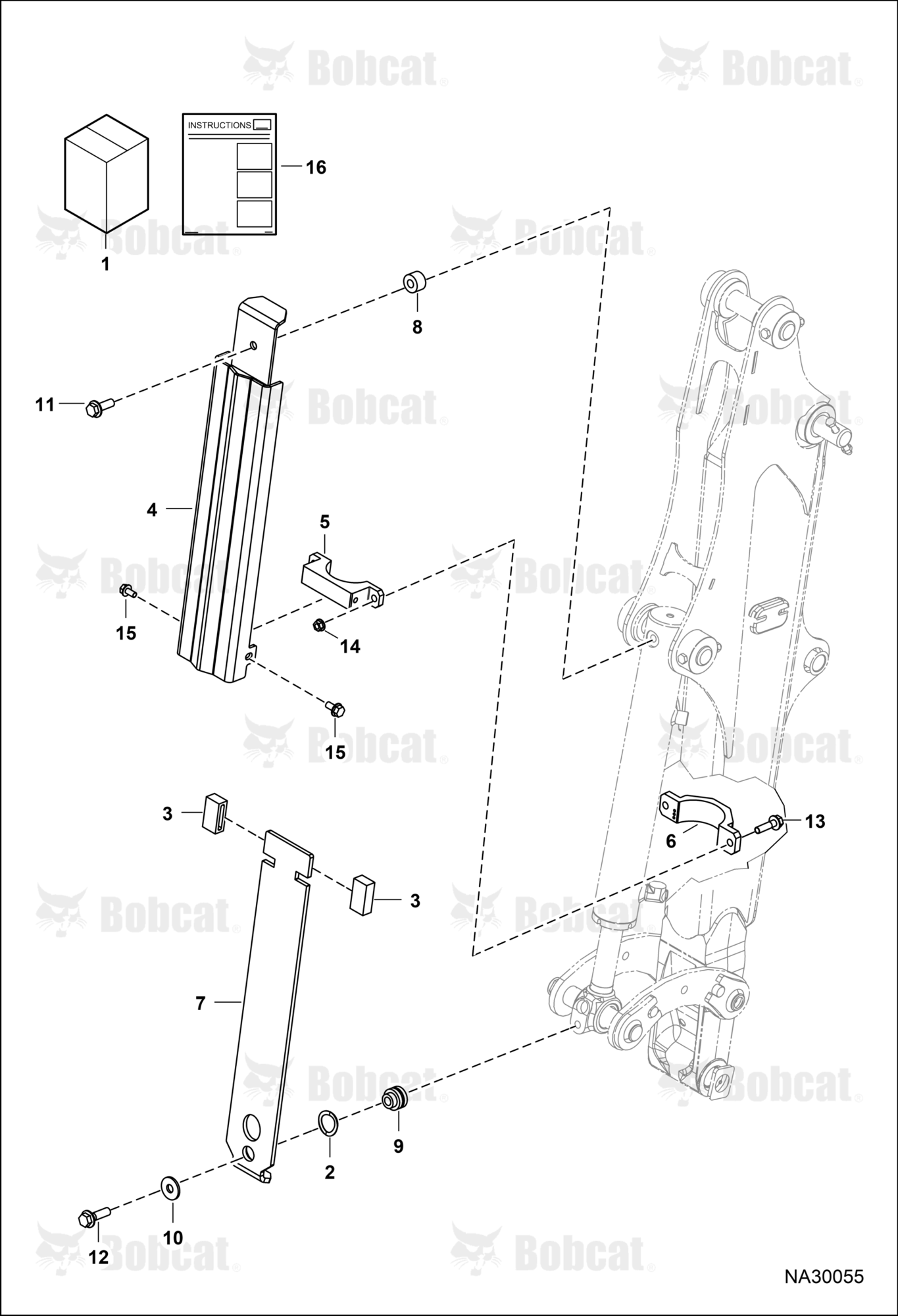 Cylinder Cover Kit (Bucket)