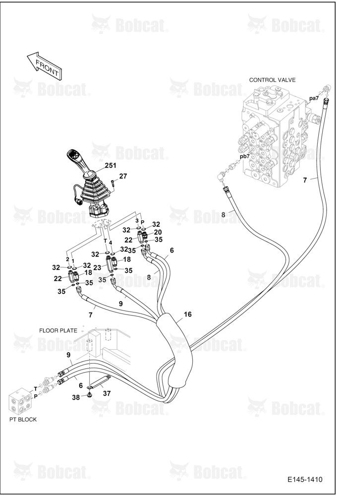 Pilot Piping (Joystick RH)