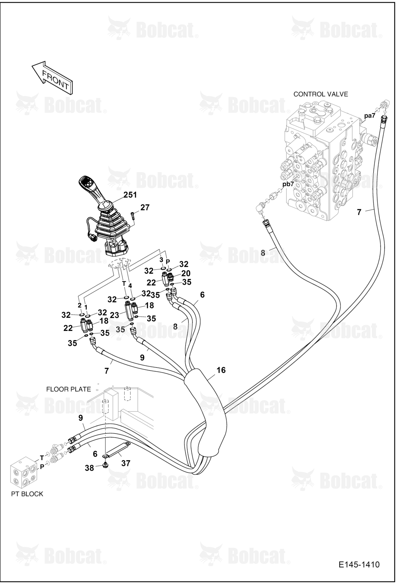 Pilot Piping (Joystick RH)