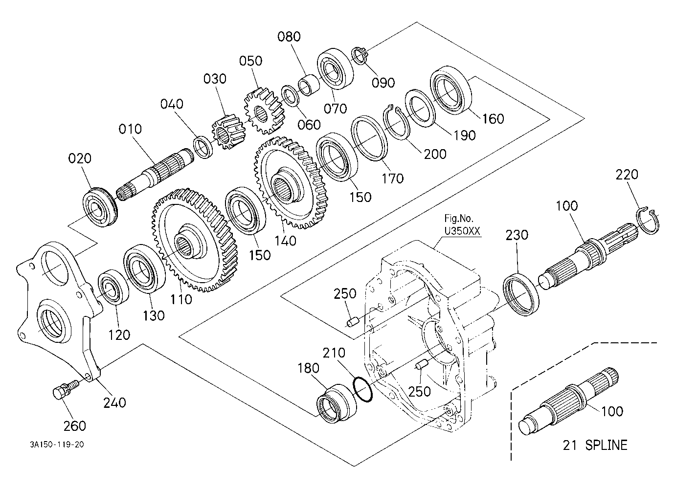 Pto(540/1000) Conversion Kit (Gear) [Option]