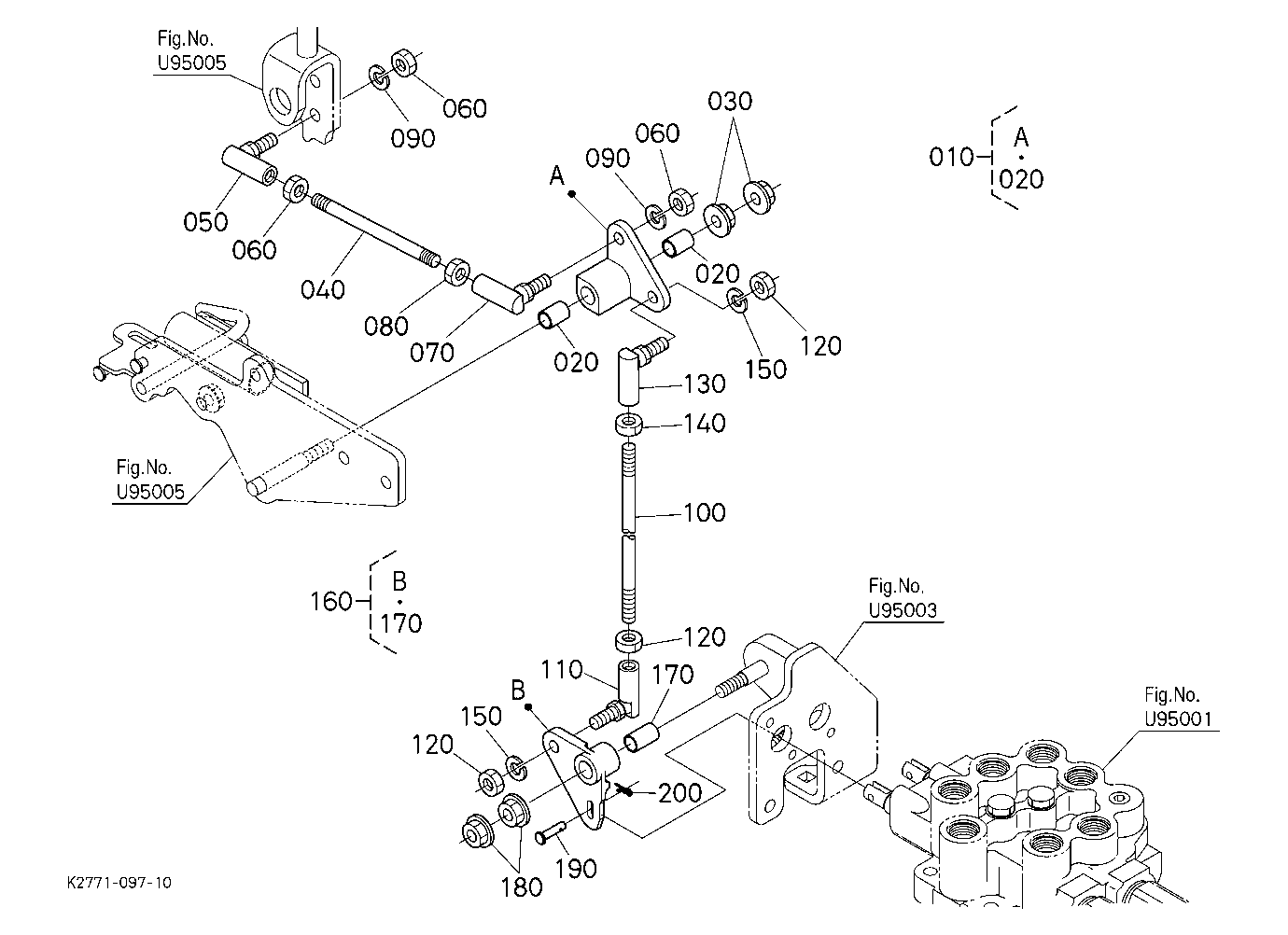 Front Control Valve Kit (Rod) 2 [Option]