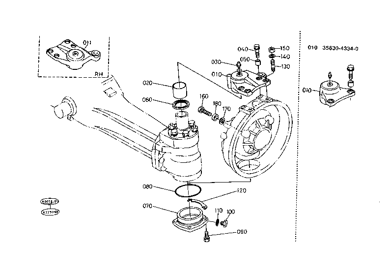 Front Wheel Case Support [Old Type]