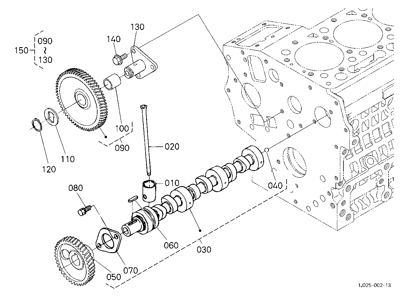 Camshaft And Idle Gear Shaft