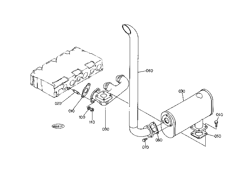 Exhaust Manifold And Muffler