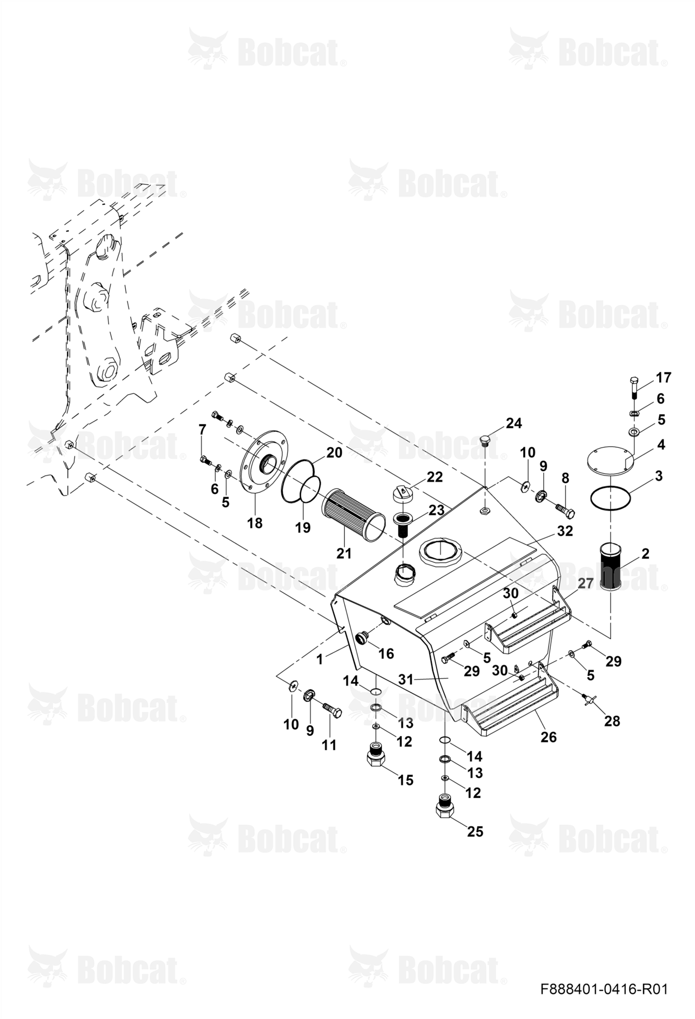 Hydraulic Tank and Its Connections