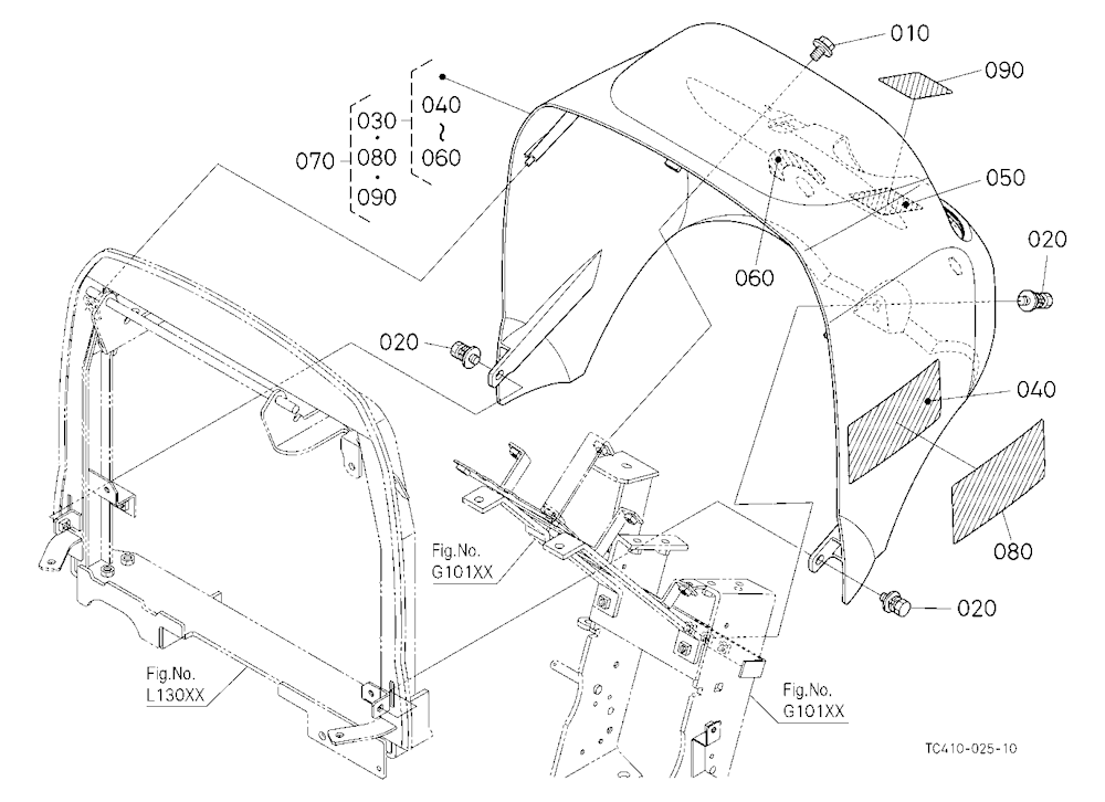 Hood (Bonnet) Rear