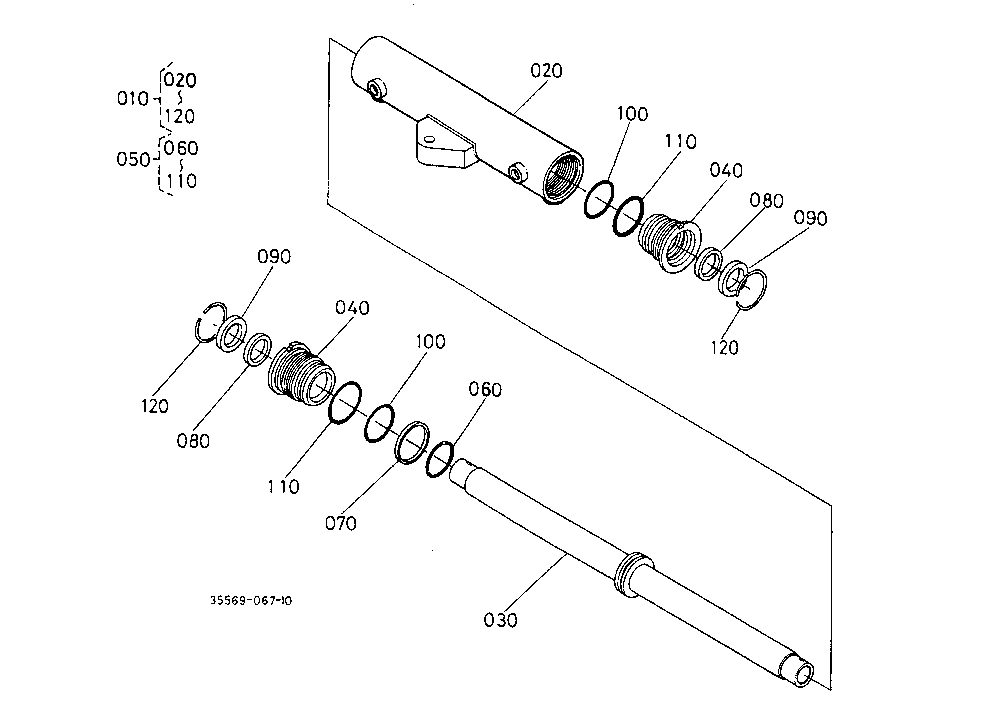 Steering Cylinder [Component Parts]