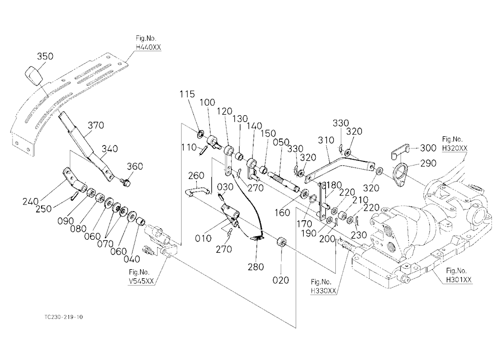 Position Control Lever (With Draft) (W/G No.L8311A