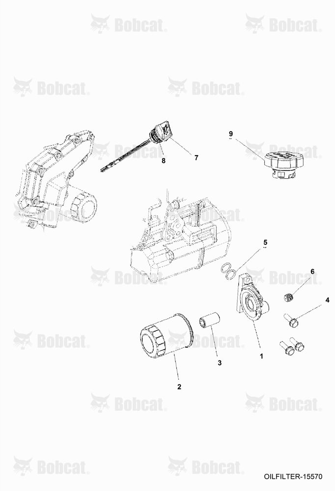 ENGINE, Oil Filter & Dipstick