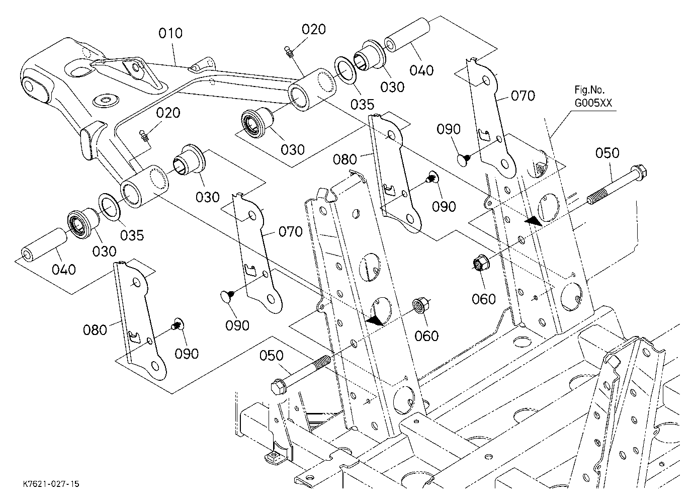 Rear Suspension Arm (Right Upper)