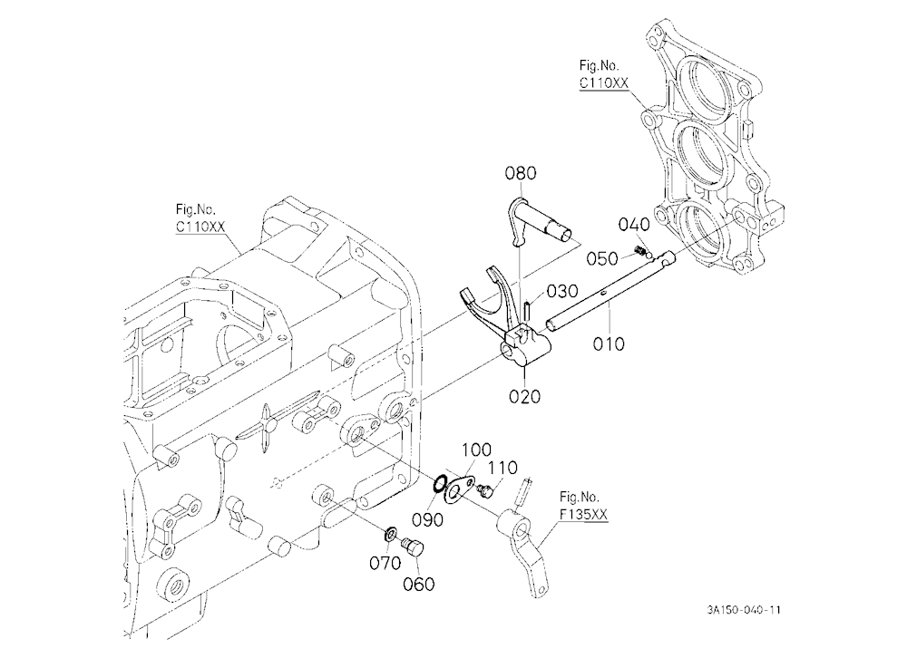 Range Gear Shift Fork/Creep Shift Fork [Ca]