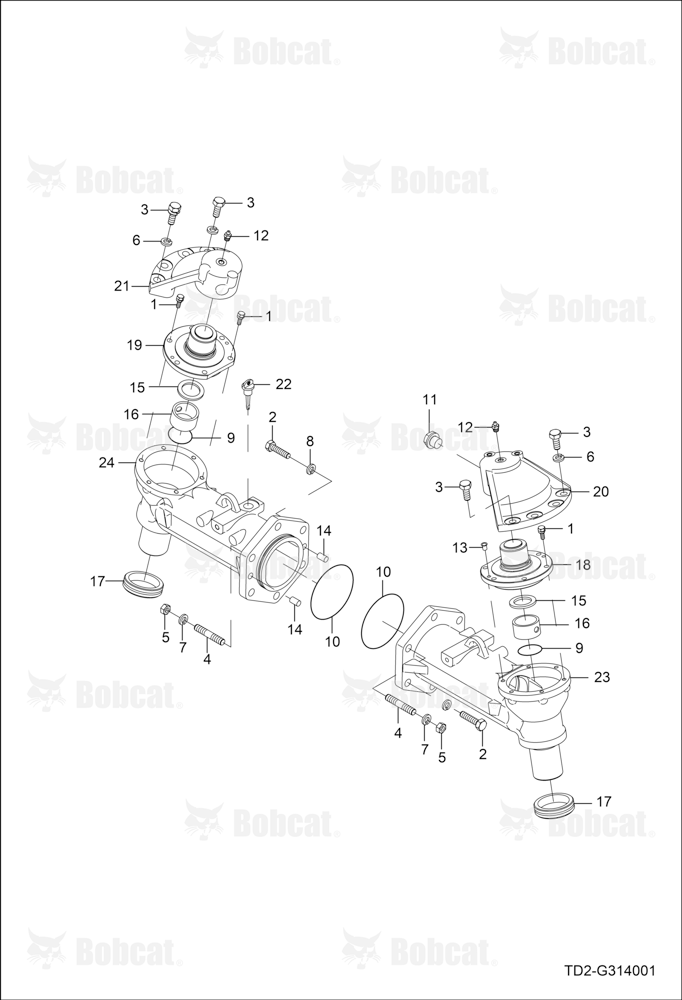 Bevel Gear Case Group